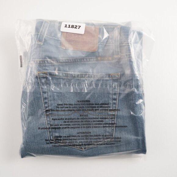 Vintage LUCKY BRAND Straight Leg jeans dungarees size 33 - Picture 10 of 10